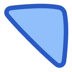 Tailless Triangle Arrow Top Right Icon from Plump Duo Set