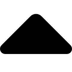 Tailless Triangle Arrow Up 1 Icon from Core Solid Set