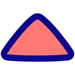 Tailless Triangle Arrow Up 1 Icon from Plump Pop Set