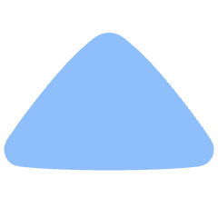 Tailless Triangle Arrow Up 1 Icon from Plump Flat Set