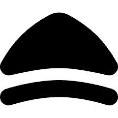 Tailless Triangle Arrow Up 2 Icon from Flex Solid Set