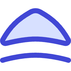 Tailless Triangle Arrow Up 2 Icon from Flex Duo Set