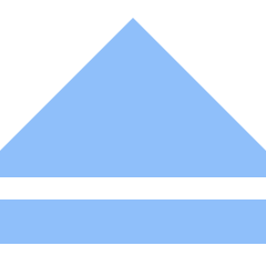 Tailless Triangle Arrow Up 2 Icon from Sharp Flat Set