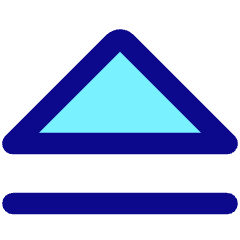 Tailless Triangle Arrow Up 2 Icon from Core Pop Set