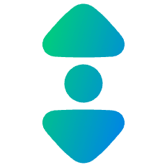 Tailless Triangle Arrow Vertical Scroll Icon from Plump Gradient Set