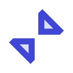 Triangle Arrows Chevrons Collapse Content Icon from Sharp Duo Set