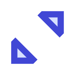 Triangle Arrows Chevrons Expand Content Icon from Sharp Duo Set