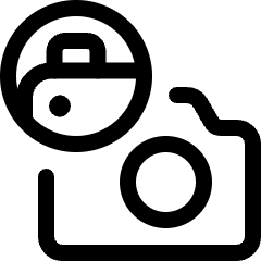 Camera Shutter Button Zoom Icon from Ultimate Regular Set
