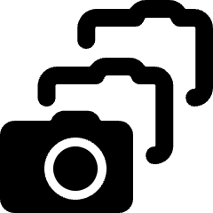 Taking Pictures Cameras Icon from Ultimate Bold Set