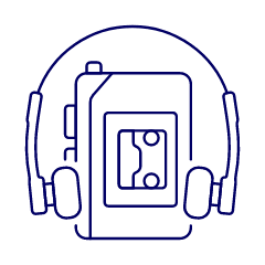Tape Player 1 Illustration from UX Line Set