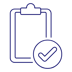 Clipboard Check Illustration from UX Line Set