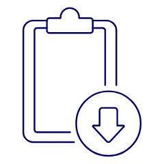 Clipboard Download Illustration from UX Line Set