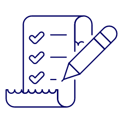 Document Checklist 1 Illustration from UX Line Set