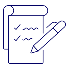 Document Checklist 3 Illustration from UX Line Set