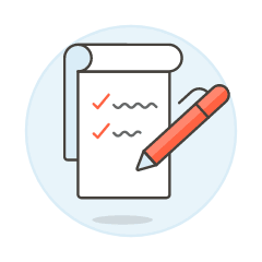 Document Checklist 3 Illustration from UX Colors Set