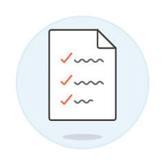 Document Checklist 4 Illustration from UX Colors Set