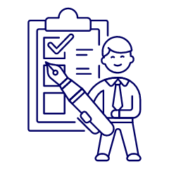 Employee Checklist 1 Illustration from UX Line Set
