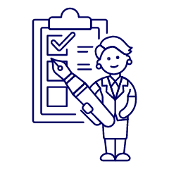 Employee Checklist 4 Illustration from UX Line Set