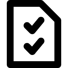 Task List Icon from Micro Line Set