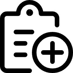 Task List Add Icon from Ultimate Regular Set