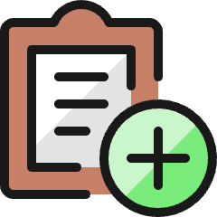 Task List Add Icon from Ultimate Colors Set