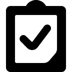 Task List Approve Icon from Ultimate Bold Set