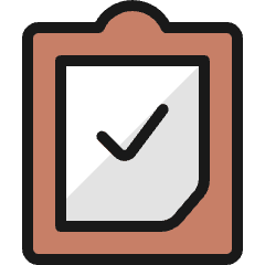 Task List Approve Icon from Ultimate Colors Set