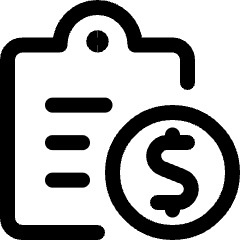 Task List Cash Icon from Ultimate Regular Set