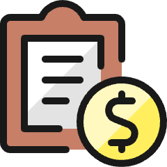 Task List Cash Icon from Ultimate Colors Set
