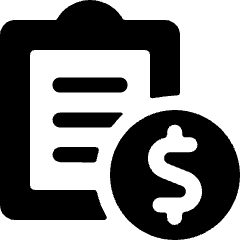 Task List Cash Icon from Ultimate Bold Set