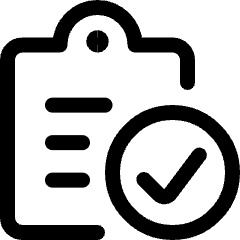 Task List Check 1 Icon from Ultimate Regular Set