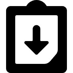 Task List Download Icon from Ultimate Bold Set