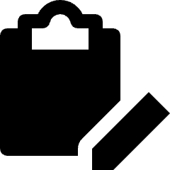 Task List Edit Icon from Nova Solid Set