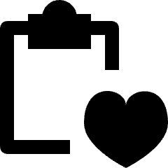 Task List Favourite Heart Icon from Nova Line Set