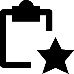 Task List Favourite Star Icon from Nova Line Set