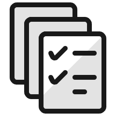 Task List Multiple Icon from Ultimate Colors Set