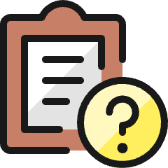 Task List Question Icon from Ultimate Colors Set