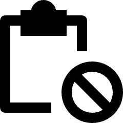 Task List Restrict Icon from Nova Line Set