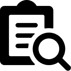 Task List Search Icon from Ultimate Bold Set