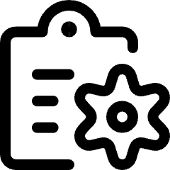 Task List Settings Icon from Ultimate Regular Set