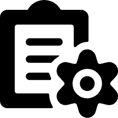 Task List Settings Icon from Ultimate Bold Set