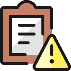 Task List Warning Icon from Ultimate Colors Set