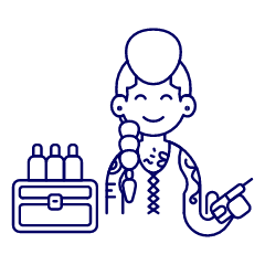 Tattooist 2 Illustration from UX Line Set