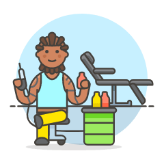 Tattooist 9 Illustration from UX Colors Set