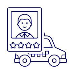 Driver Rating 1 Illustration from UX Line Set