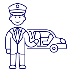 Limousine Pickup 1 Illustration from UX Line Set