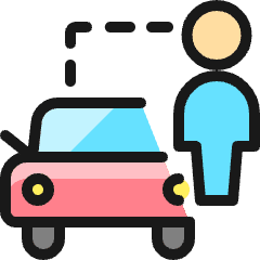 Taxi Driver Icon from Ultimate Colors Set