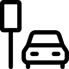 Taxi Station Icon from Ultimate Regular Set