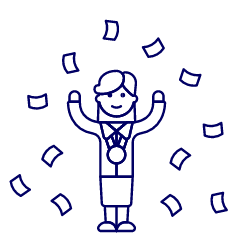 Promotion Medal 2 2 Illustration from UX Line Set