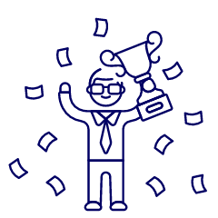 Promotion Trophy 1 1 Illustration from UX Line Set